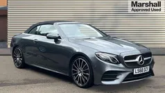 Metallicmagnum gunmetal grey Used 2018 Mercedes E220 AMG Line Premium Cabriolet | £21,090 (Fair price)