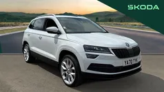 White Used 2021 Skoda Karoq SE SUV | £16,990 (Fair price)