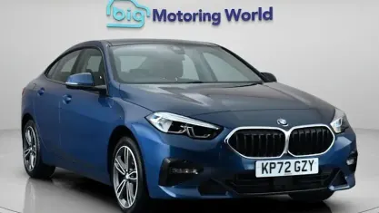 Used BMW 218 Sport Line 136 HP (100 kW) 2022 Blue Coupe