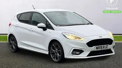 White Used 2019 Ford Fiesta ST-Line Hatchback | £8,699 (Fair price)