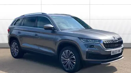 Used Skoda Kodiaq SE L Executive 150 HP (110 kW) 2023 Grey SUV