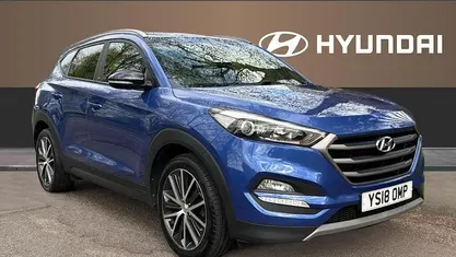Used Hyundai Tucson GO! 177 HP (130 kW) 2018 Blue SUV