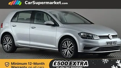 Silver Used 2019 VW Golf VII SE Hatchback | £11,997 (Fair price)