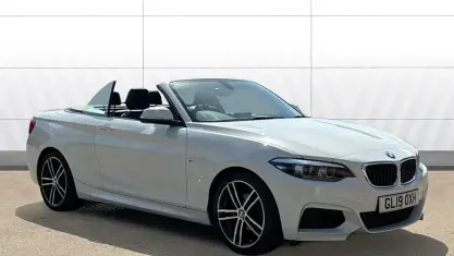 Used BMW 218 M Sport 136 HP (100 kW) 2019 White Cabriolet