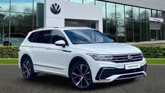 Pure white Used 2022 VW Tiguan Allspace R-line SUV | £27,991 (Fair price)
