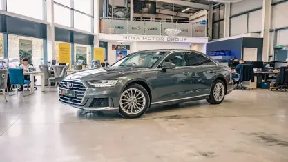 Used Audi A8 S-Line 286 HP (210 kW) 2019 Grey Sedan