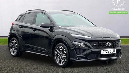 Gebraucht Hyundai Kona N Line 120 PS (88 kW) 2022 Schwarz SUV