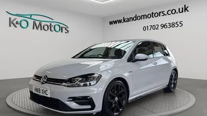 Used VW Golf VII R-line 150 HP (110 kW) 2018 Silver Hatchback