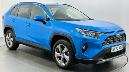 Used Toyota RAV4 Hybrid Design 218 HP (160 kW) 2020 Blue SUV