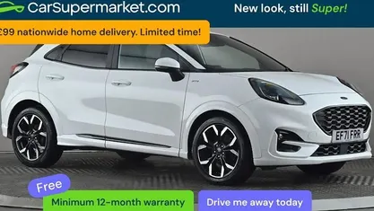 Used Ford Puma ST-Line X 125 HP (91 kW) 2022 White Hatchback