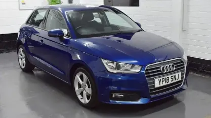 Used Audi A1 Sportback Sport 95 HP (69 kW) 2018 Blue Hatchback