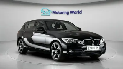 Używany BMW 118 Sport Line 136 KM (100 kW) 2017 Czarny Hatchback