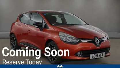 Used Renault Clio Dynamique 75 HP (55 kW) 2015 Red Hatchback