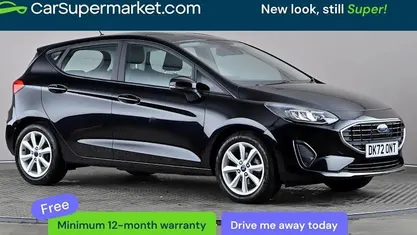 Begagnad Ford Fiesta Trend 75 HK (55 kW) 2021 Svart Halvkombi