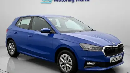 Used Skoda Fabia Comfort 80 HP (58 kW) 2023 Blue Hatchback