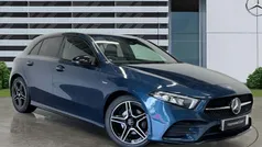 Denim blue metallic Used 2021 Mercedes A180 Executive Hatchback | £20,764 (Fair price)