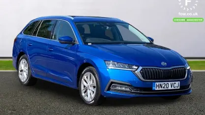 Used Skoda Octavia SE L First Edition 150 HP (110 kW) 2020 Blue Estate