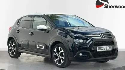 Used Citroën C3 PureTech 110 HP (80 kW) 2023 Black Hatchback