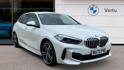 Used BMW 118 M Sport 140 HP (102 kW) 2020 White Hatchback