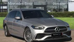 Silver Used 2024 Mercedes C300e AMG Line Premium Estate | £33,762 (Good price)