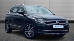 Black Used 2022 VW Tiguan Elegance SUV | £28,191 (Fair price)