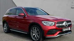 Designo hyacinth red metallic Used 2020 Mercedes GLC300 AMG Line Premium SUV | £31,618 (Fair price)