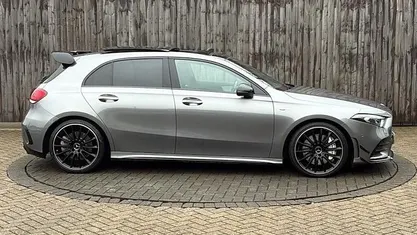Grey Used 2022 Mercedes A35 AMG Premium Plus Hatchback | £30,199 (Fair price)