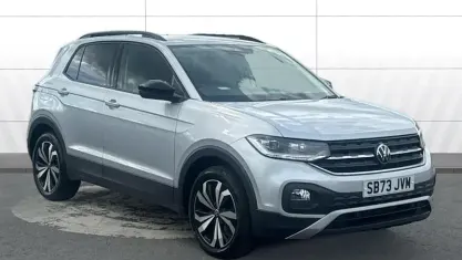 Used VW T-Cross Black Edition 110 HP (80 kW) 2023 Silver SUV