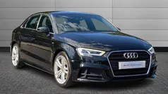 Black Used 2018 Audi A3 S-Line Sedan | £15,150 (Fair price)