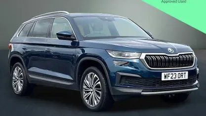 Used Skoda Kodiaq SE L Executive 150 HP (110 kW) 2023 Blue SUV