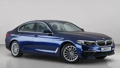 Used BMW 530e 252 HP (185 kW) 2019 Blue Sedan