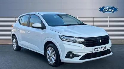 White Used 2021 Dacia Sandero Comfort Hatchback | £9,723 (Fair price)