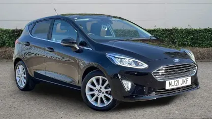 Used Ford Fiesta Titanium 95 HP (69 kW) 2021 Black Hatchback
