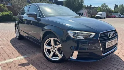 Used Audi A3 Sportback Sport 150 HP (110 kW) 2020 Blue Hatchback