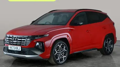 Second-hand Hyundai Tucson N Line 150 CP (110 kW) 2024 Roșu SUV