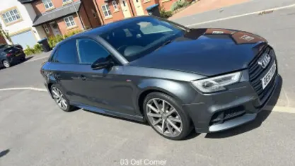 Begagnad Audi A3 Black Edition 150 HK (110 kW) 2017 Grå Sedan
