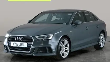 Used Audi A3 S-Line 150 HP (110 kW) 2019 Grey Sedan