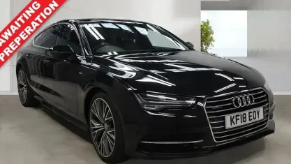 Used Audi A7 Sportback Black Edition 272 HP (200 kW) 2017 Black Hatchback