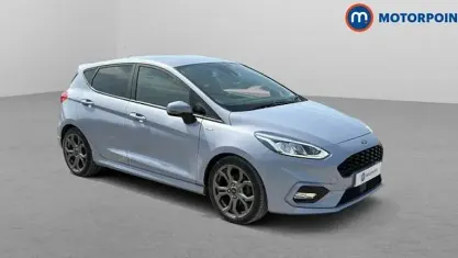 Used Ford Fiesta ST-Line 125 HP (91 kW) 2021 Blue Hatchback