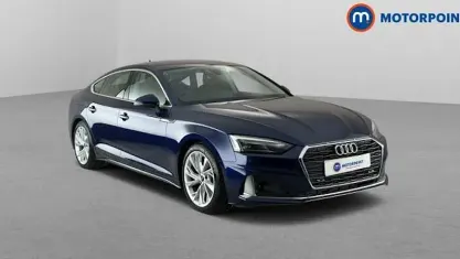 Used Audi A5 Sportback Sport 150 HP (110 kW) 2022 Blue Hatchback
