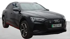 Black Used 2022 Audi e-tron Black Edition SUV | £31,390 (Fair price)