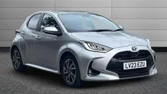 Silver Used 2023 Toyota Yaris Hybrid Design Hatchback | £14,895 (Fair price)