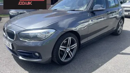 Used BMW 118 Sport Line 136 HP (100 kW) 2017 Grey Hatchback