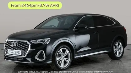 Black Used 2022 Audi Q3 Sportback S-Line SUV | £27,563 (Fair price)