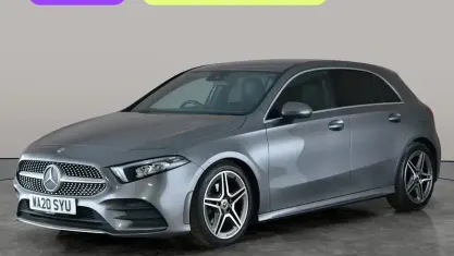 Used Mercedes A200 AMG line 163 HP (119 kW) 2020 Grey Hatchback