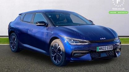 Begagnad Kia EV6 GT-Line 167 kW (228 HK) 2022 Blå SUV