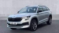 Brilliant silver metallic Used 2022 Skoda Kodiaq SportLine SUV | £29,250 (Fair price)