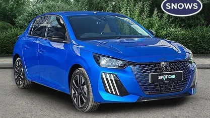 Used Peugeot 208 Allure 102 HP (75 kW) 2024 Blue Hatchback