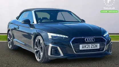 Used Audi A5 Cabriolet Comfort 204 HP (150 kW) 2021 Black Cabriolet