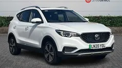 Solid arctic white Used 2020 MG ZS Exclusive Sedan | £10,128 (Fair price)